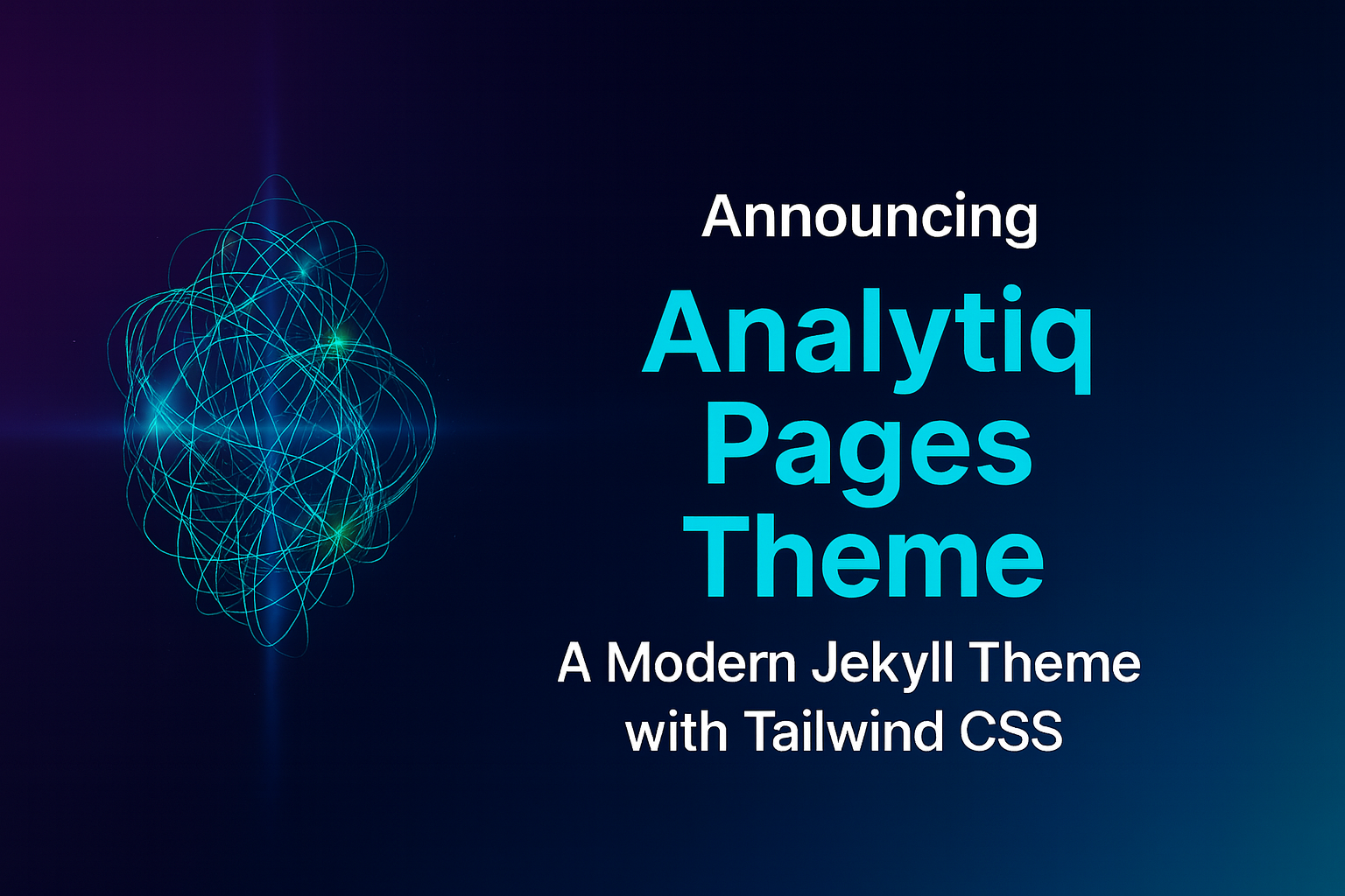 Announcing Analytiq Pages: Jekyll Theme with Tailwind CSS