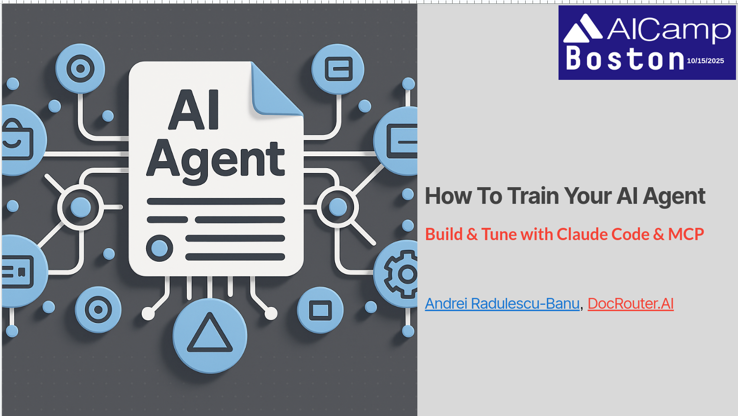 How To Train Your AI Agent